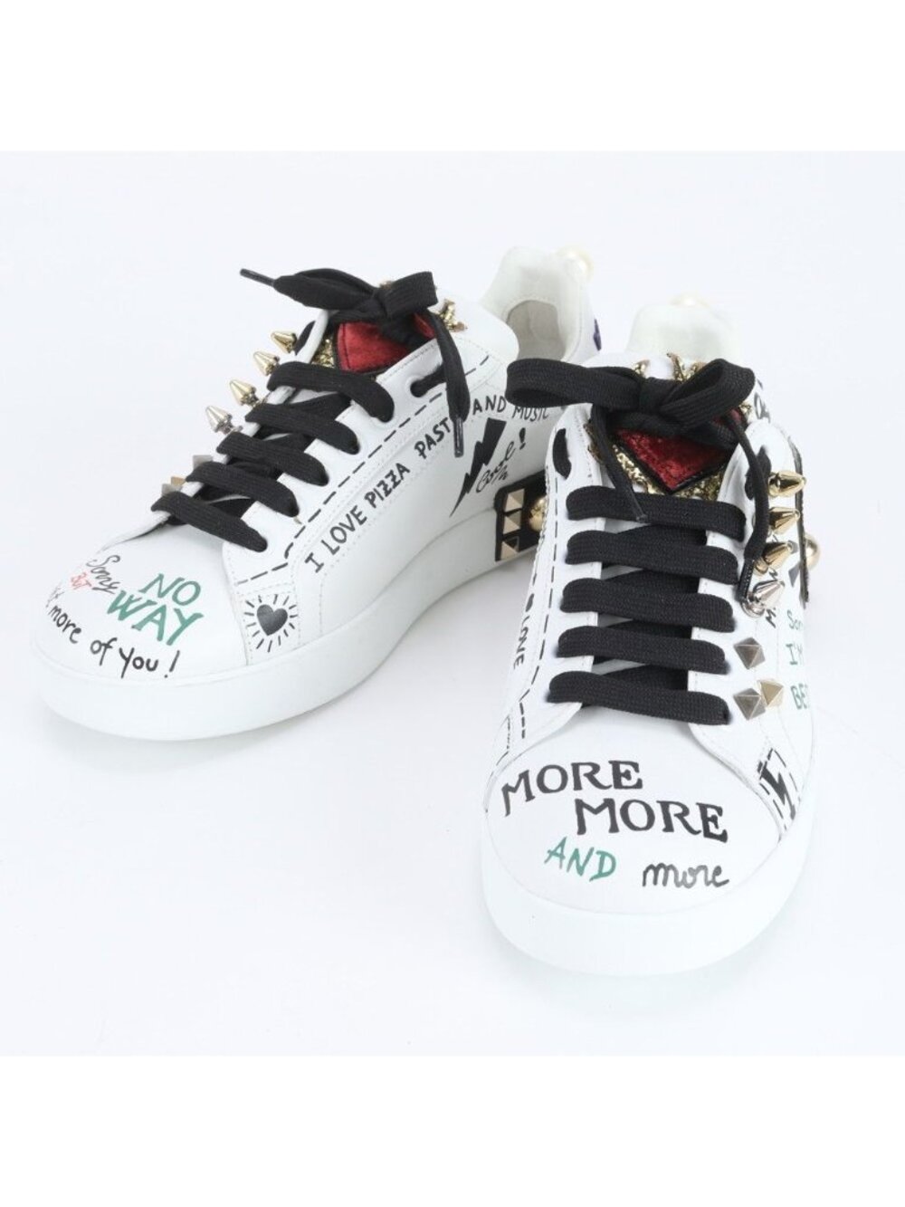Dolce & Gabbana D&G Portofino Leather Low Cut Sneaker